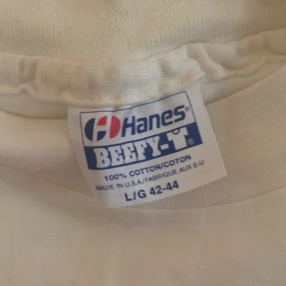 Vintage 1990 DESERT SHIELD T-SHIRT - Mens Size LG 42-44 - Picture 4 of 15